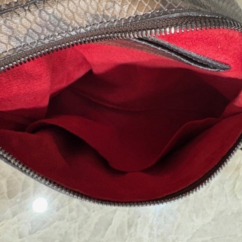 Hammitt Vip Medium Java Snake Crossbody Clutch Ba… - image 8